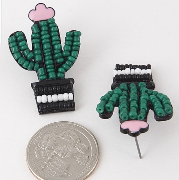Cactus Earrings - Picture 2 of 2